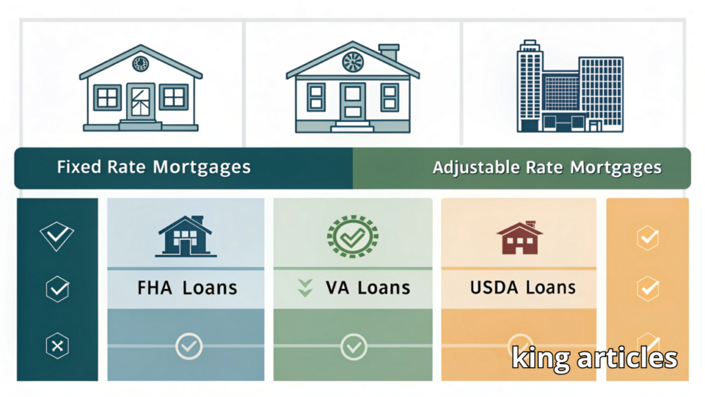 Types of Home Loans Available